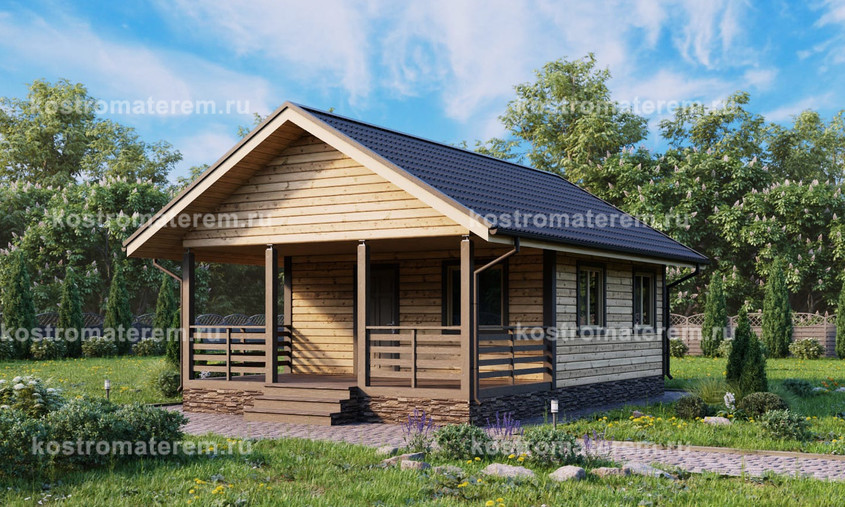 Дом из бруса ДБ-258