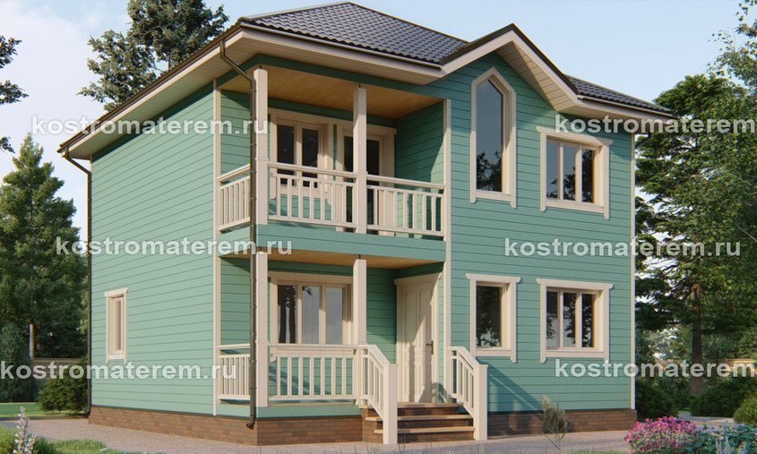 Каркасный дом К-30