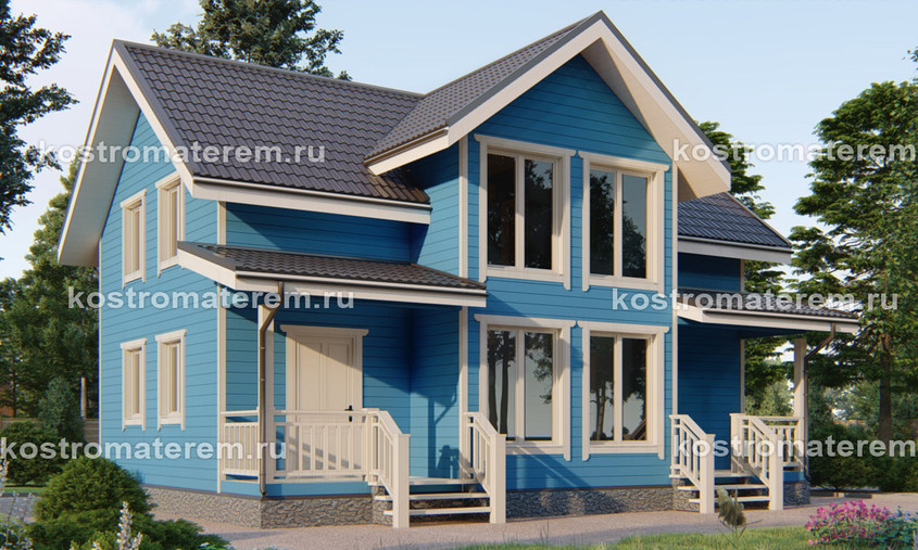 Каркасный дом К-31