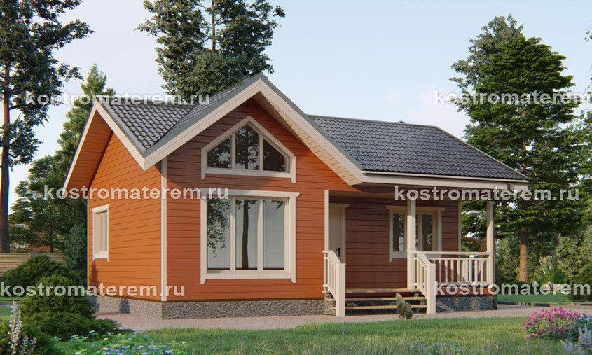 Каркасный дом К-34