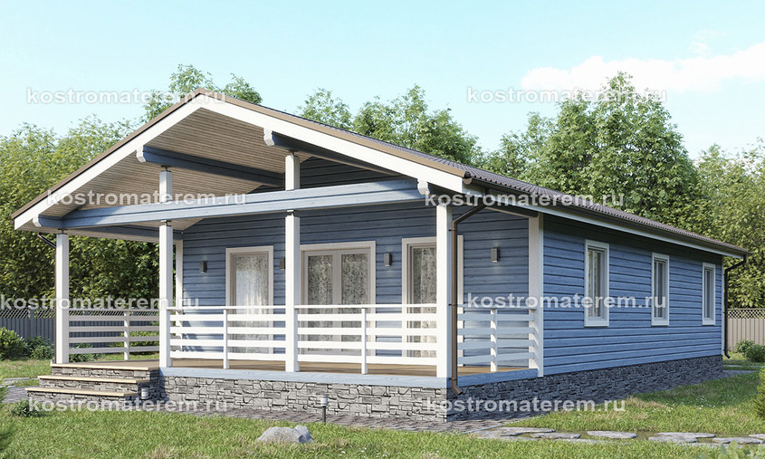 Каркасный дом К-1