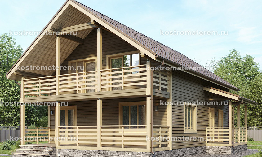 Каркасный дом К-5