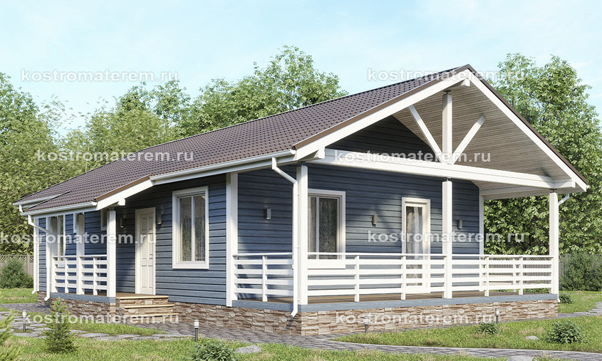 Каркасный дом К-6