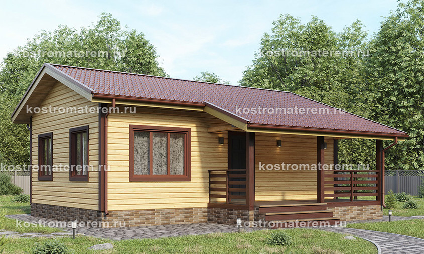 Каркасный дом К-8