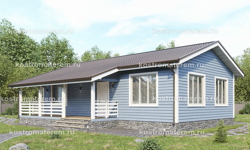 Каркасный дом К-9