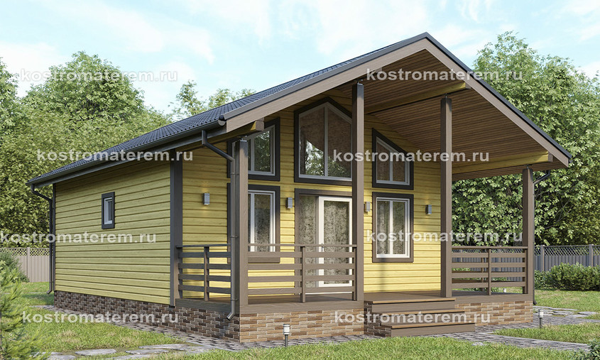 Каркасный дом К-10