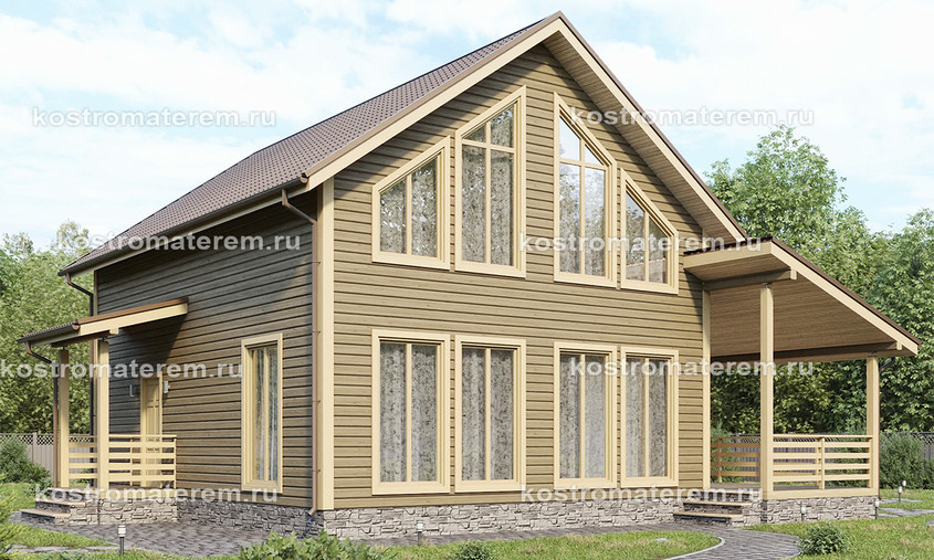 Каркасный дом К-13