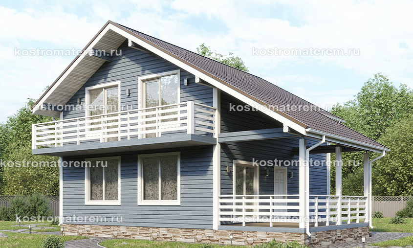 Каркасный дом К-14