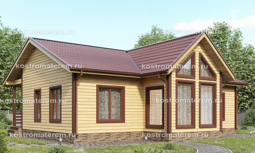 Каркасный дом К-16