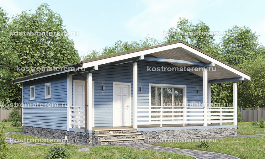 Каркасный дом К-17