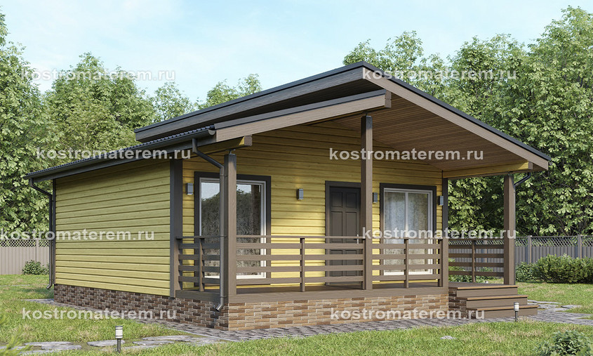 Каркасный дом К-18