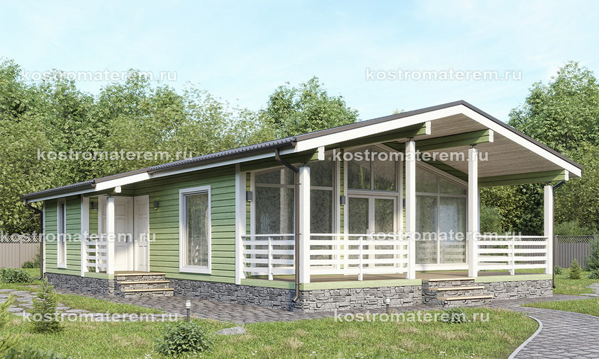 Каркасный дом К-20