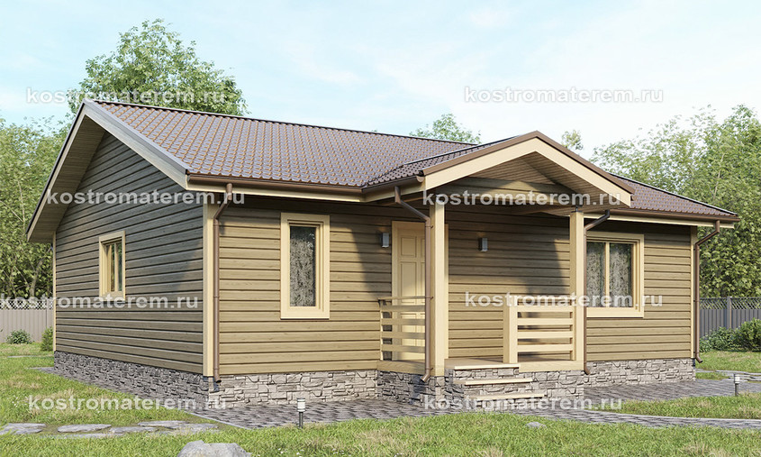 Каркасный дом К-21