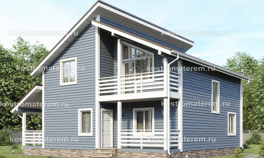 Каркасный дом К-22