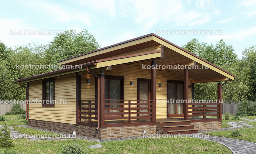 Каркасный дом К-24