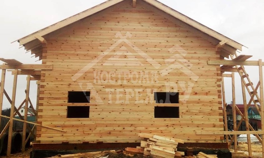 Строительство дома по индивидуальному проекту в г. Кинешма, Ивановской области