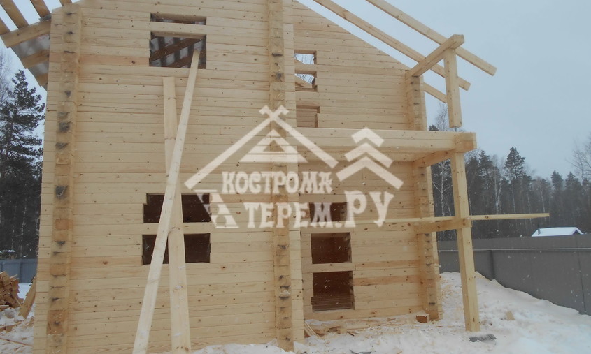 Строительство дома в Рязанской области, п. Ласковский