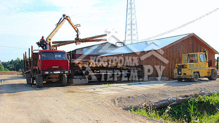 Заготовка бревна