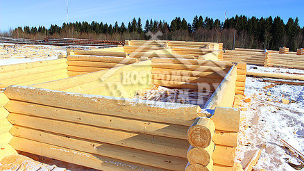 Заготовка бревна