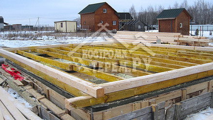 Строительство дома из бруса по проекту ДБ-34 Коломна