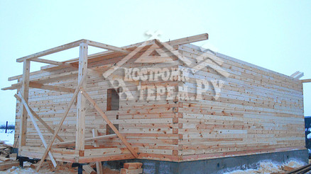 Строительство дома из бруса 9х9 д. Юрьев Польский