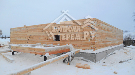 Строительство дома из бруса 9х9 д. Юрьев Польский
