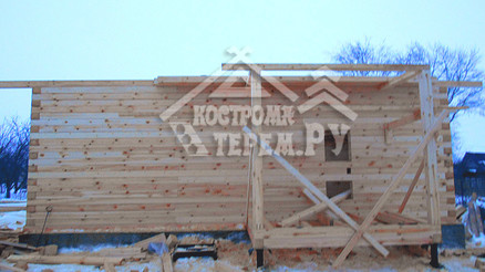 Строительство дома из бруса 9х9 д. Юрьев Польский