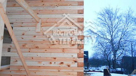 Строительство дома из бруса 9х9 д. Юрьев Польский