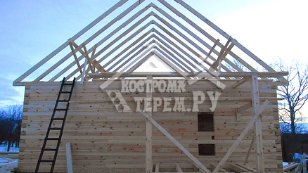 Строительство дома из бруса 9х9 д. Юрьев Польский