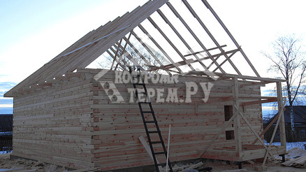 Строительство дома из бруса 9х9 д. Юрьев Польский