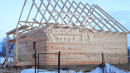 Строительство дома из бруса 9х9 д. Юрьев Польский