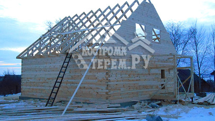 Строительство дома из бруса 9х9 д. Юрьев Польский