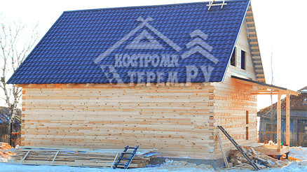 Строительство дома из бруса 9х9 д. Юрьев Польский