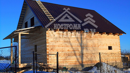 Строительство дома из бруса 9х9 д. Юрьев Польский