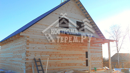 Строительство дома из бруса 9х9 д. Юрьев Польский
