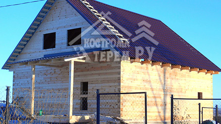 Строительство дома из бруса 9х9 д. Юрьев Польский