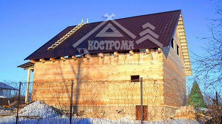 Строительство дома из бруса 9х9 д. Юрьев Польский