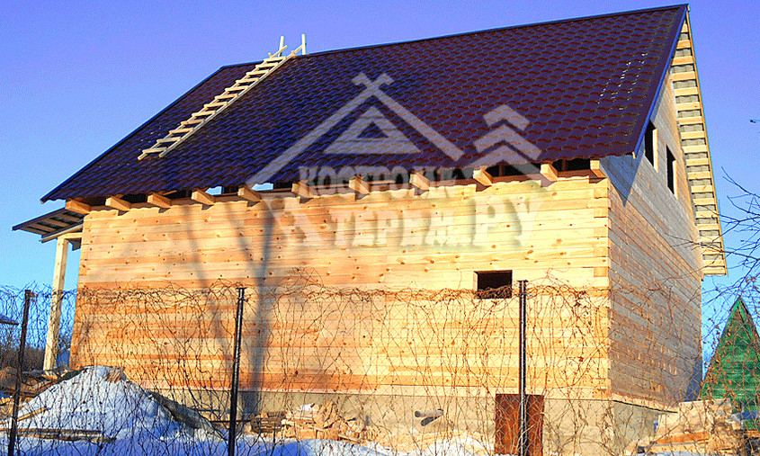 Строительство дома из бруса 9х9 д. Юрьев Польский