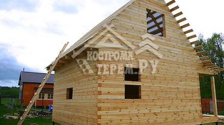 Строительство дома из бруса 6х6 Заокский район