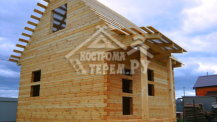 Строительство дома из бруса 6х6 Заокский район