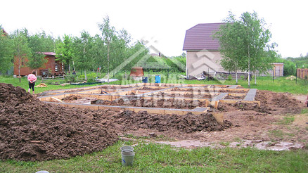 Строительство дома из бруса по проекту ДБ-119 Заокск- ДМП Романовский парк