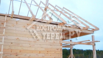 Строительство дома из бруса по проекту ДБ-140 Нижний Новгород