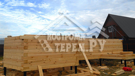 Строительство дома из бруса М.О. Бронницы. в г.Москве