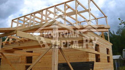 Строительство дома из бруса по проекту ДБ-15 Снт Дор д. Панино