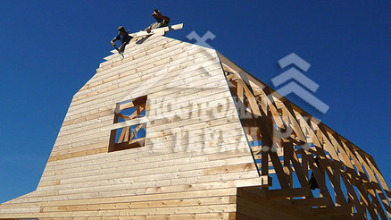 Строительство дома из бруса по проекту ДБ-15 Снт Дор д. Панино