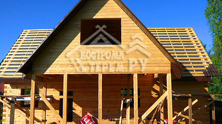 Дом из профилированного бруса г. Рыбинск ДБ-98