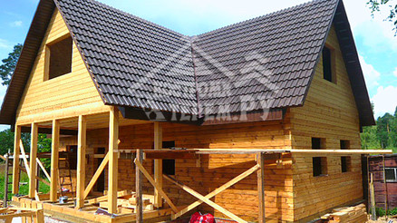 Дом из профилированного бруса г. Рыбинск ДБ-98