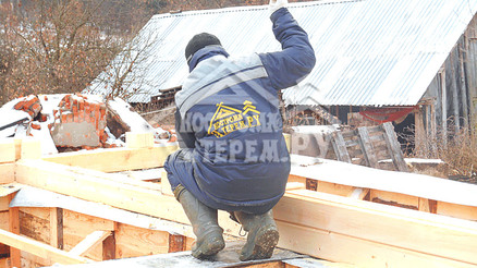 Строительство дома из бруса по проекту ДБ-12 Серпуховский р-н д. Якшино