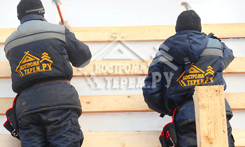 Строительство дома из бруса по проекту ДБ-12 Серпуховский р-н д. Якшино