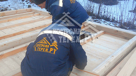 Строительство дома из бруса по проекту ДБ-12 Серпуховский р-н д. Якшино